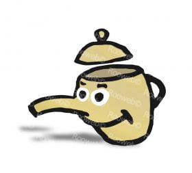 Yellow Teapot Character