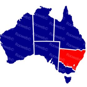 Responsive Vector Map of Australia